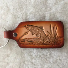 Load image into Gallery viewer, Wildlife Leather Keychains