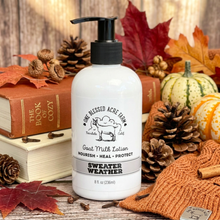 Load image into Gallery viewer, Sweater Weather Goat Milk Lotion by One Blessed Acre Farm