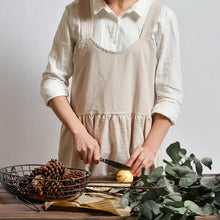 Load image into Gallery viewer, Cotton Linen Aprons w/ Pockets