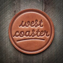Load image into Gallery viewer, Vintage Leather Coasters