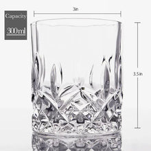 Load image into Gallery viewer, Crystal Cut Old Fashioned Whiskey Glasses