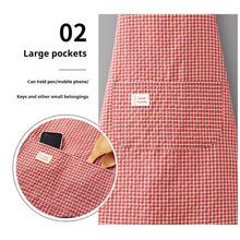 Load image into Gallery viewer, Grid Apron w/ Pocket