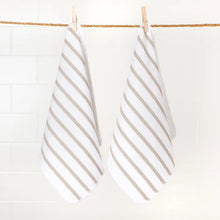 Load image into Gallery viewer, Basketweave Dishtowel + Dishcloth