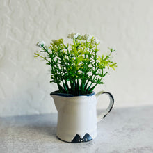 Load image into Gallery viewer, Faux Florals in Distressed Pitcher