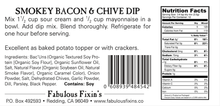 Load image into Gallery viewer, Smokey Bacon and Chive Dip