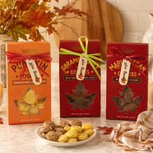Load image into Gallery viewer, Bite Sized Fall Leaf Cookies