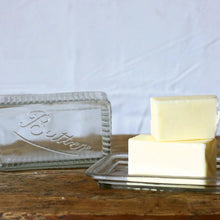 Load image into Gallery viewer, Glass Butter Dish
