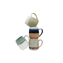 Load image into Gallery viewer, Stoneware Earth Tone Glaze Mugs