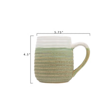Load image into Gallery viewer, Stoneware Earth Tone Glaze Mugs