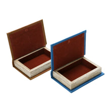 Load image into Gallery viewer, Vintage Book Storage Boxes