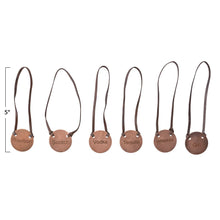 Load image into Gallery viewer, Engraved Metal Bottle Tags, Set of 6