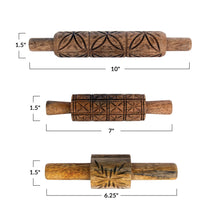 Load image into Gallery viewer, Hand Carved Wood Rolling Pins