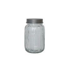 Load image into Gallery viewer, Tea Coffee Glass Jar w/ Lid