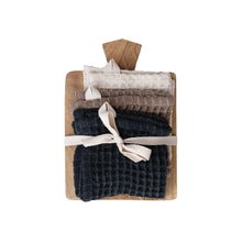 Load image into Gallery viewer, Waffle Weave Dish Cloths w/ Serving Board
