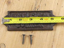 Load image into Gallery viewer, Cast Iron "Bullshit Corner" Sign