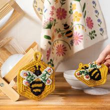 Load image into Gallery viewer, Bee Garden Crochet Sponges