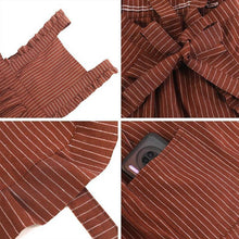 Load image into Gallery viewer, Striped Princess Apron

