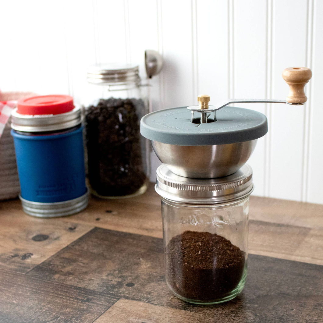 Coffee and Spice Grinder Lid for Mason Jars