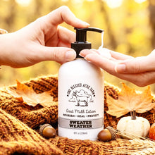 Load image into Gallery viewer, Sweater Weather Goat Milk Lotion by One Blessed Acre Farm
