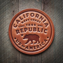 Load image into Gallery viewer, Vintage Leather Coasters
