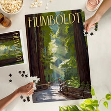 Load image into Gallery viewer, Humboldt Redwoods Pathway 1000 Piece Puzzle
