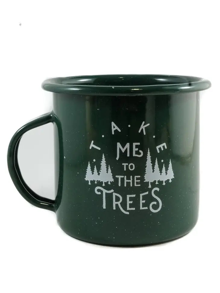 The Trees Enamel Cup