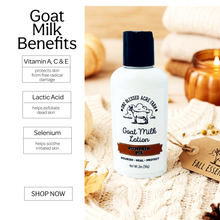 Load image into Gallery viewer, Pumpkin Pie Goat Milk Lotion by One Blessed Acre Farm
