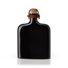 Load image into Gallery viewer, Nautilus Ceramic Flask with Cork and Leather Strap
