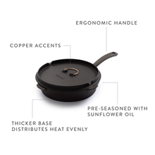 Load image into Gallery viewer, All-In-One Cast Iron Skillet
