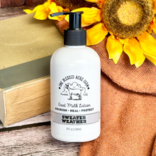 Load image into Gallery viewer, Sweater Weather Goat Milk Lotion by One Blessed Acre Farm
