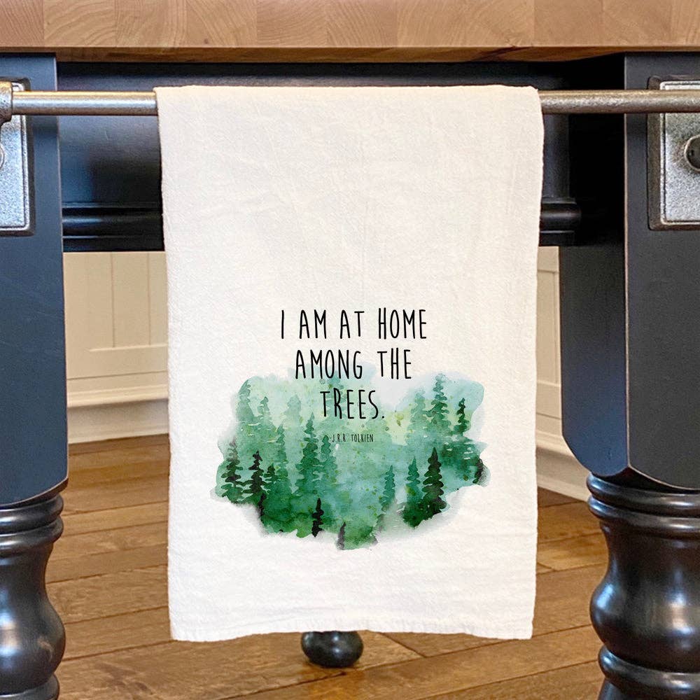 At Home Among the Trees Tea Towel