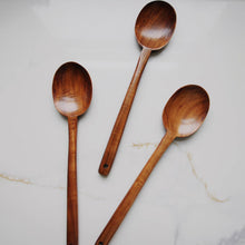 Load image into Gallery viewer, Teak Wood Long Handle Spoon
