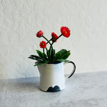 Load image into Gallery viewer, Faux Florals in Distressed Pitcher
