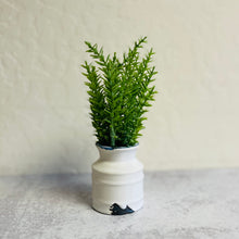Load image into Gallery viewer, Faux Herbs in Distressed Pot
