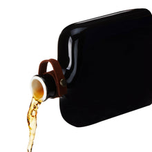 Load image into Gallery viewer, Nautilus Ceramic Flask with Cork and Leather Strap
