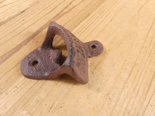 Load image into Gallery viewer, &quot;Open Here&quot;: A Vintage-Styled Cast Iron Bottle Opener
