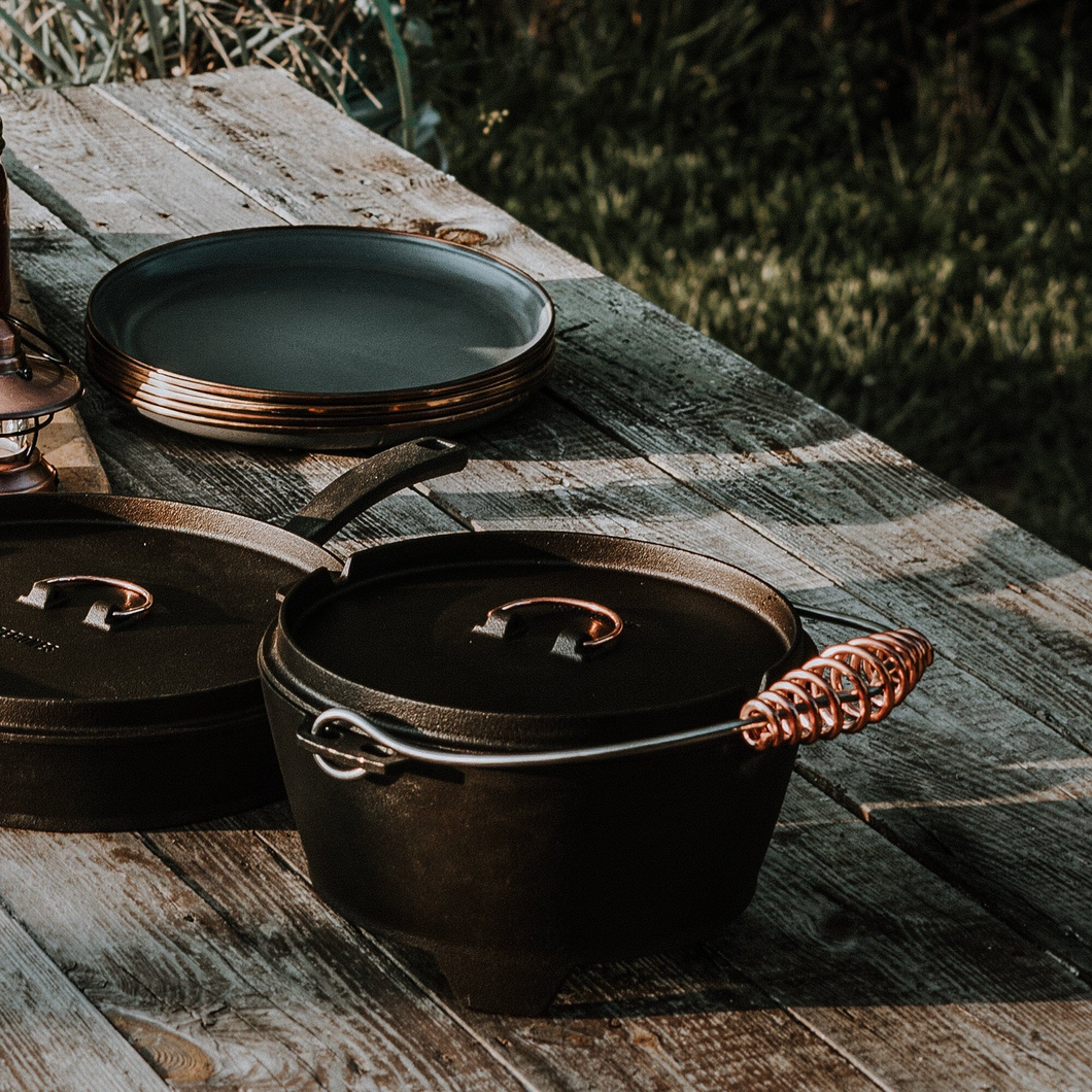 Polished Cast Iron Dutch Oven