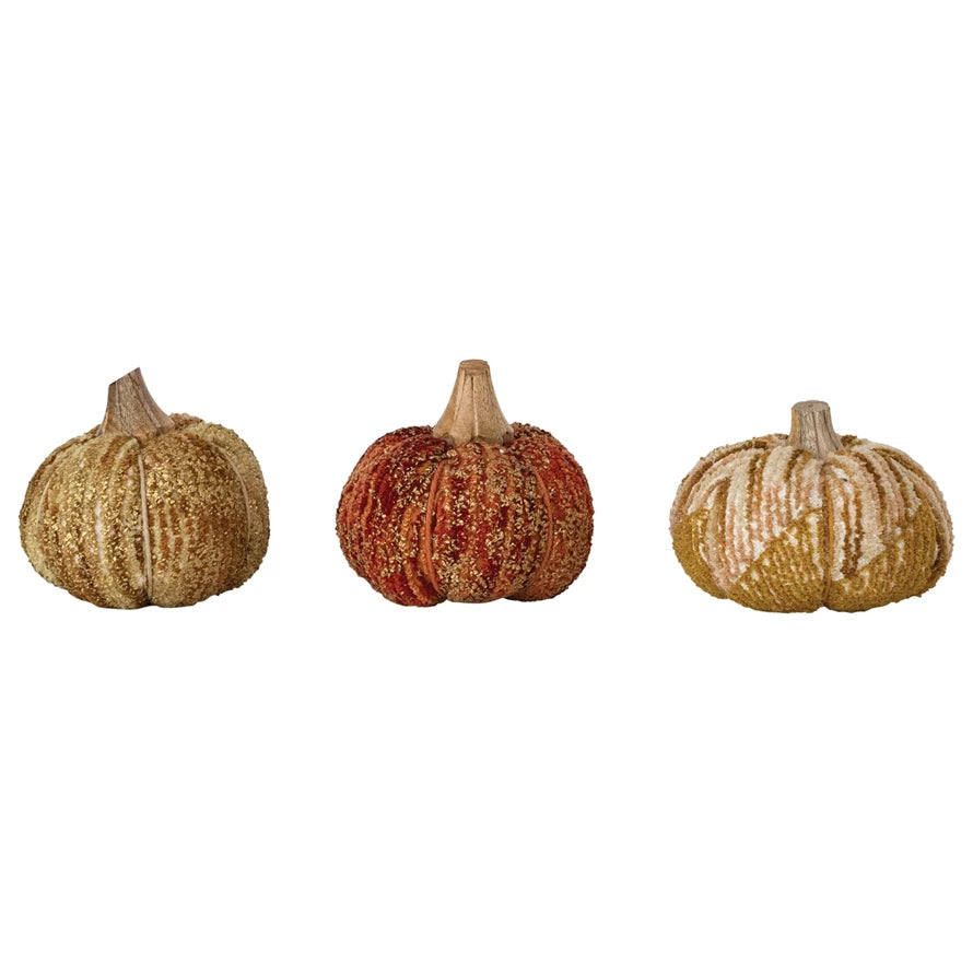 Handmade Cotton Pumpkins