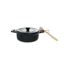 Load image into Gallery viewer, Stoneware Brie Baker w/ Bamboo Spreader

