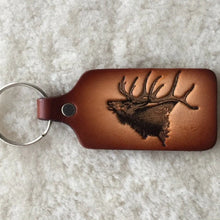 Load image into Gallery viewer, Wildlife Leather Keychains
