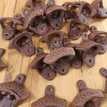 Load image into Gallery viewer, &quot;Open Here&quot;: A Vintage-Styled Cast Iron Bottle Opener

