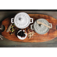 Load image into Gallery viewer, Brie Baker w/ Lid &amp; Bamboo Spreader
