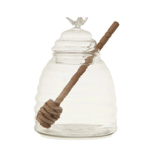 Load image into Gallery viewer, Beehive Glass Honey Jar
