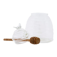 Load image into Gallery viewer, Beehive Glass Honey Jar
