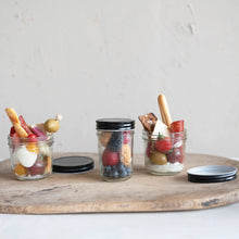 Load image into Gallery viewer, Glass Jar w/ Metal Lid
