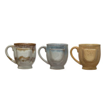 Load image into Gallery viewer, Stoneware Mug w/ Tea Bag Holder
