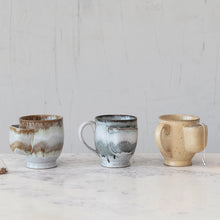 Load image into Gallery viewer, Stoneware Mug w/ Tea Bag Holder
