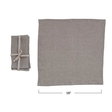 Load image into Gallery viewer, Stonewashed Linen Napkins, Set of 4
