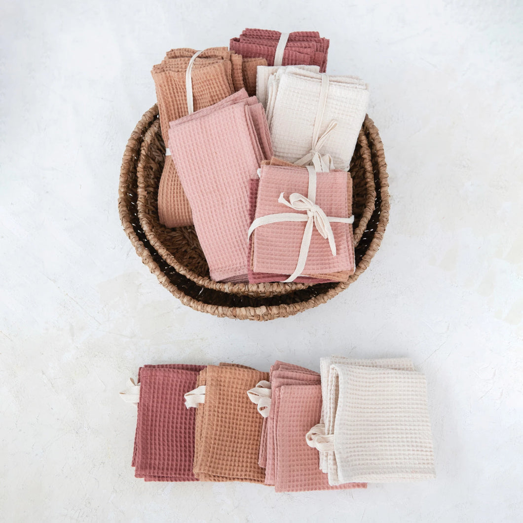 Oversized Woven Linen & Cotton Waffle Tea Towel