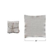 Load image into Gallery viewer, Square Cotton Double Cloth Dish Cloths
